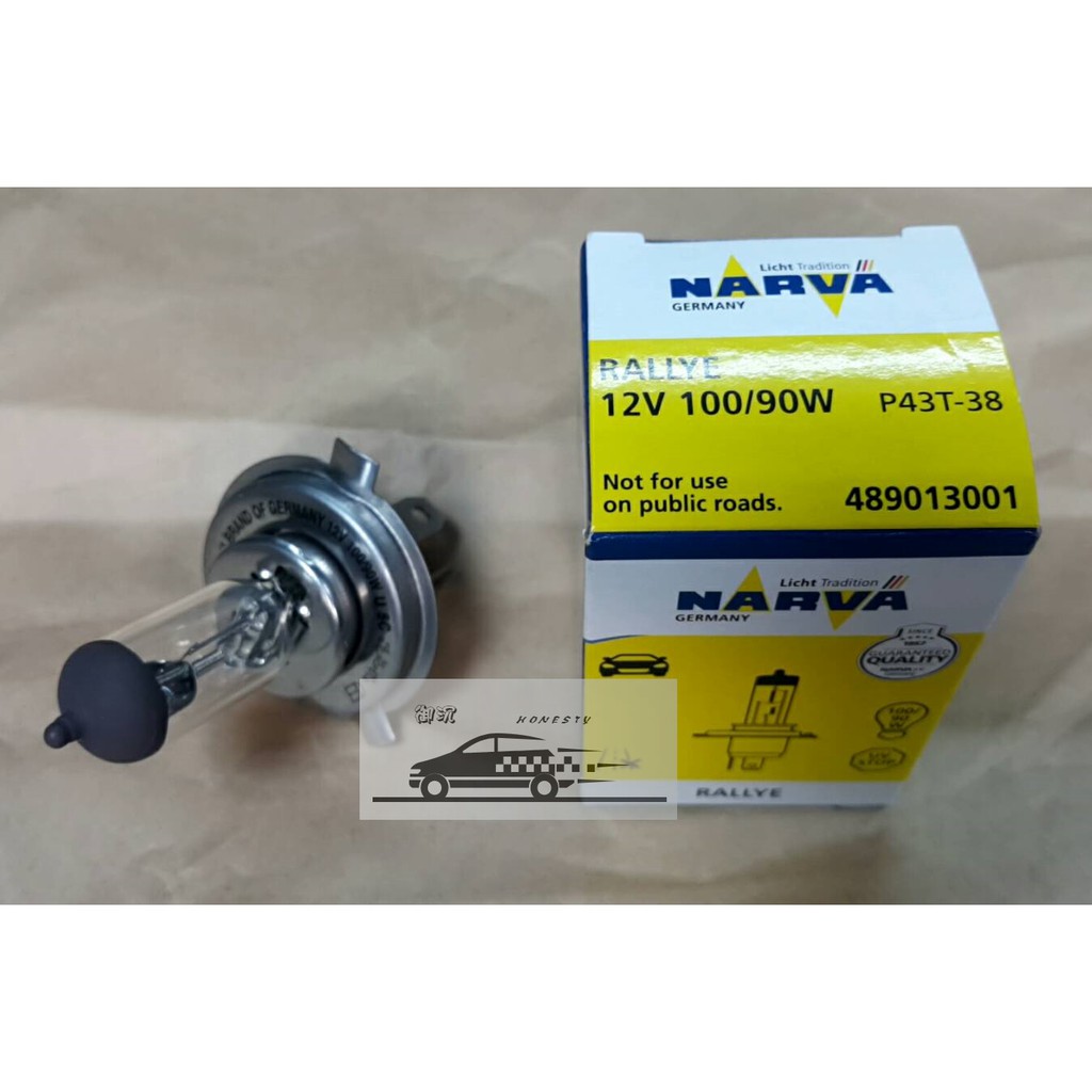 NARVA H4 12V 90/100W 透明燈泡 鹵素燈泡