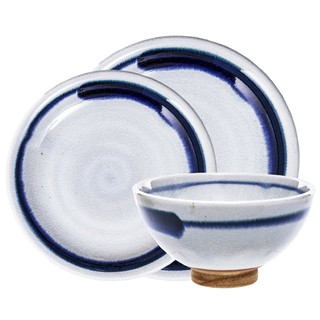 【日本進口陶瓷餐具】日本進口美濃燒陶瓷碗餐具飯碗湯碗日式復古壽司菜甜品盤