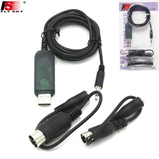 最新 Flysky FS-SM100 RC USB 飛行模擬器帶 FMS 電纜直升機控制器 2.4G