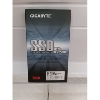 GIGABYTE SSD M2 2280 512GB 2000元 全新。硬碟