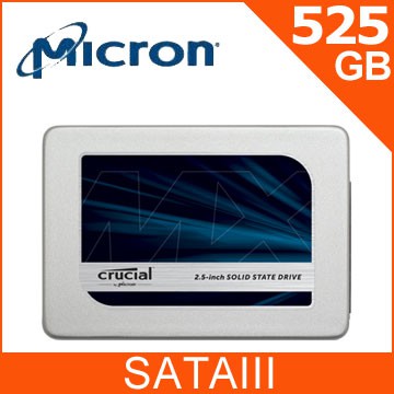 美光525GB SSD MX300 525GB SATAⅢ固態硬碟7mm