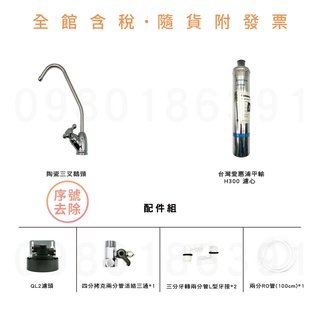 H300 單管淨水器 (含稅) 濱特 愛惠 EVERPURE 美國原廠 平輸 水貨 ※請先參考賣家關於我