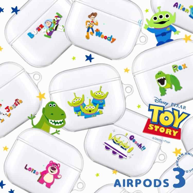 Unicorn♞韓國正版 迪士尼玩總透明款 2022年AirPods3耳機套 保護套 蘋果耳機套 玩具總動員 三眼怪