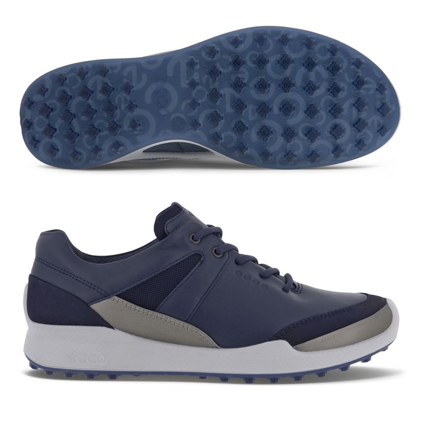 【飛揚高爾夫】ecco女鞋(無釘) Biom Hybrid #100563-60060 海軍藍 無釘鞋【EU36-39】