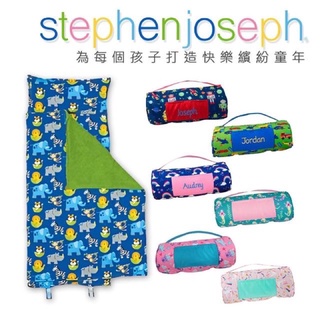 美國Stephen Joseph兒童睡袋/魔鬼氈收納/可機洗(附有枕頭)135x65cm