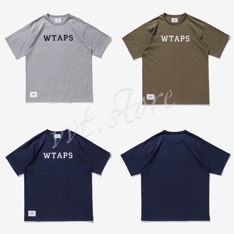 W)taps COTTON / SS / COLLEGE WTAPS - Tシャツ/カットソー(半袖/袖なし) 最低価格の