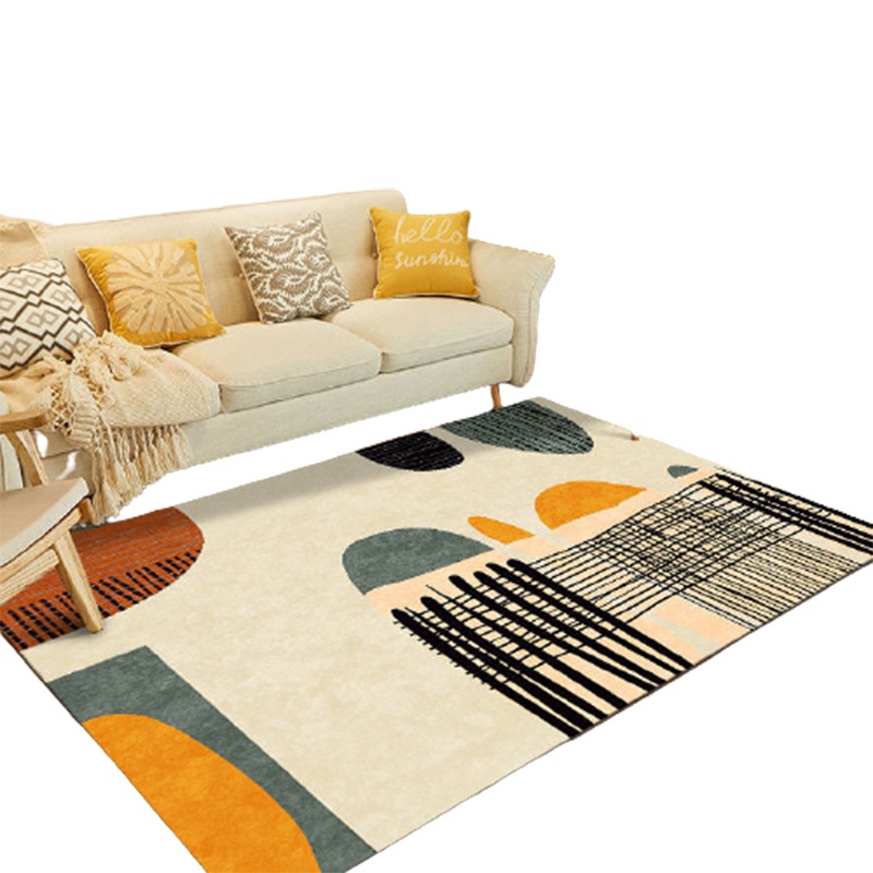 北歐客廳地毯莫蘭迪現代簡約大面積滿鋪房間沙發茶幾墊臥室床邊毯
