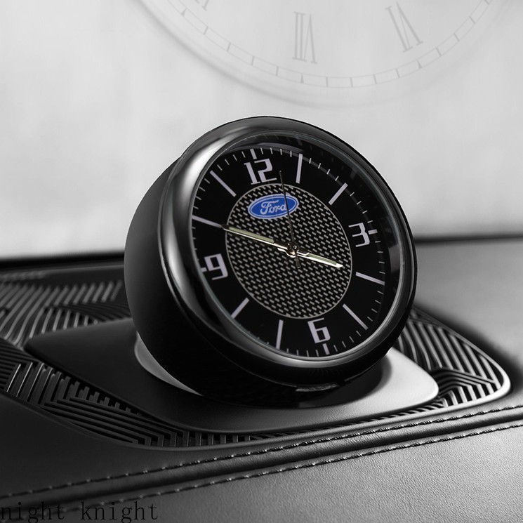 汽車內飾零件迷你時鐘手錶汽車電子石英手錶適用於福特 RANGER EVEREST FOCUS FIESTA Ecpspo
