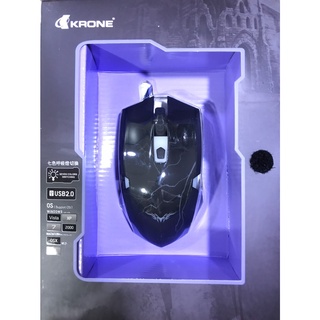 點子電腦☆北投 全新現貨 KRONE 立光 ANTARYS 安塔瑞斯 RGB USB 電競有線滑鼠 280元