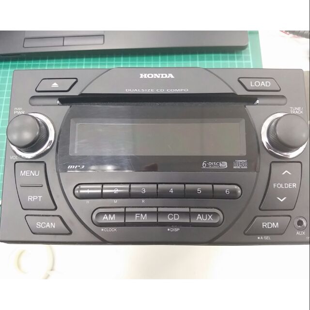 Fit 原廠 2Din音響主機 六片CD MP3 AUX K10 k9 k7 ferio crv 1代2代 可以裝