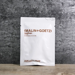 Malin+Goetz 皮革 LEATHER 中性淡香精 0.75ml 沾式 全新 試管香水 可噴式