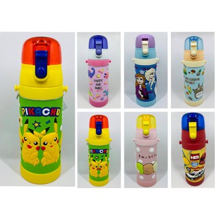 【玩潮日貨】*現貨*日本 Skater 480ml SDPV5 3D 龍貓 寶可夢 直飲式兒童 不銹鋼 水壺 保冷保溫