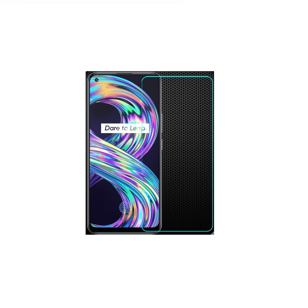 【促銷 高硬度】Realme 8 5G 6.5吋 RMX3241 非滿版9H玻璃貼 鋼化玻璃