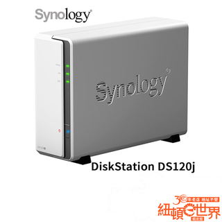 SYNOLOGY 群暉 DiskStation DS120j 1Bay NAS 網路儲存伺服器 /紐頓e世界