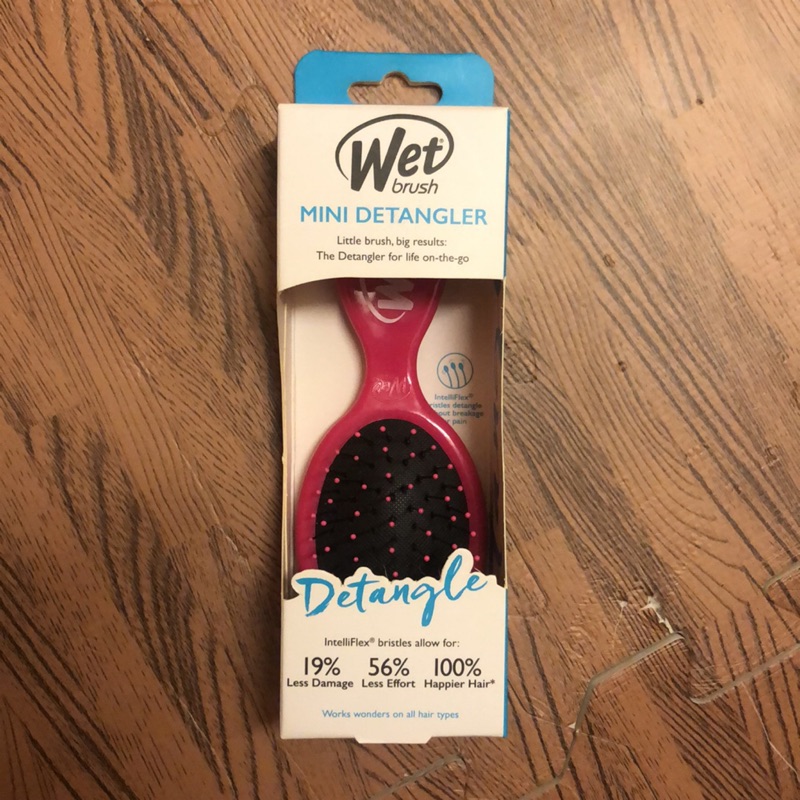 全新 wet brush mini detangler 濕梳梳子