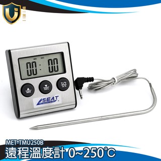 MET-TMU250B 溫度控制 煮糖溫度計 量測肉溫 適用烤箱燒烤 -50-250°C 遠程溫度計