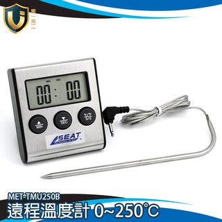 MET-TMU250B 溫度控制 煮糖溫度計 量測肉溫 適用烤箱燒烤 -50-250°C 遠端溫度計