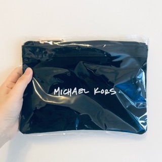 MICHAEL KORS化妝包拉鍊包_ outlet專櫃滿額禮/全新