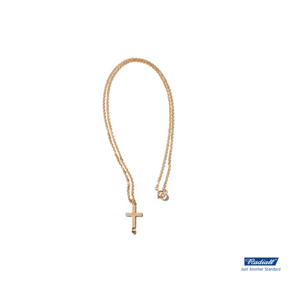 GOODFORIT/日本Radiall Spoon Cross Necklace十字架湯匙純銀項鍊/18K鍍金款