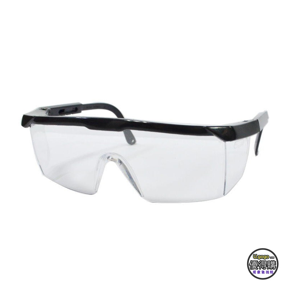 防飛沫 台灣製造 可伸縮安全防護護目鏡  安全眼鏡 防風沙 防塵 抗UV  KF
