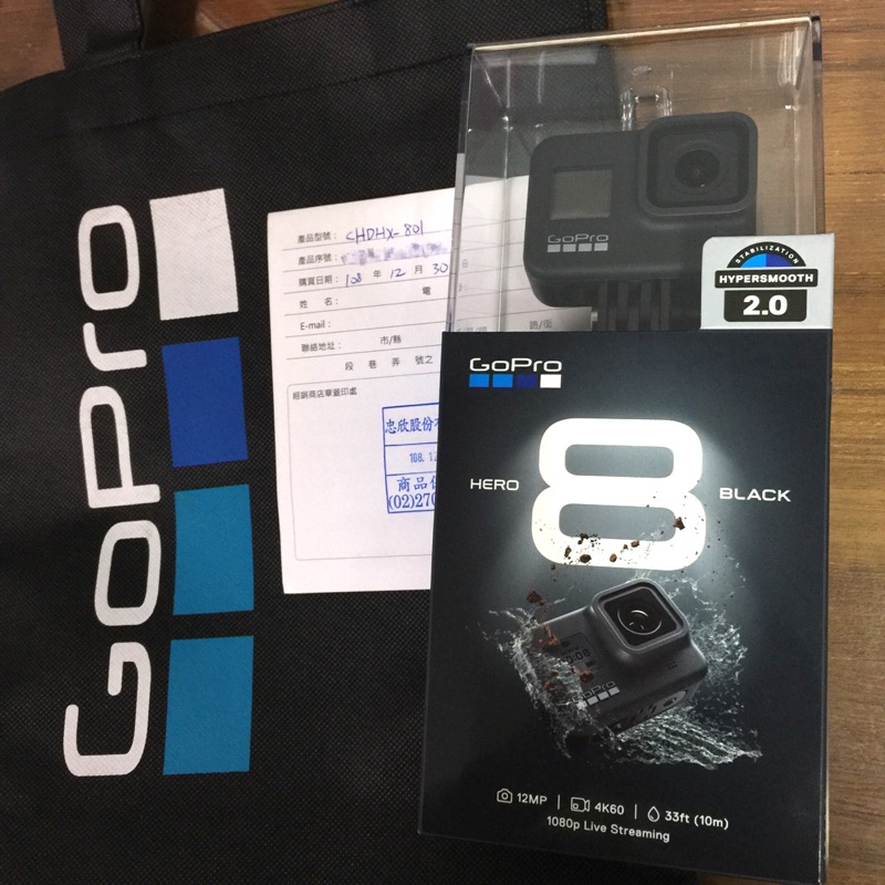 GoPro HERO 8 Black 運動攝影機 全新
