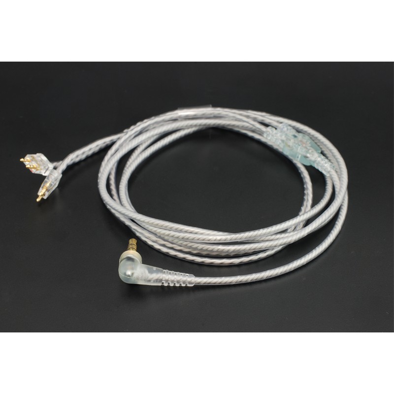 「加煒電子」【 FitEar 須山補聽器 Cable 004 】透/黑 3.5 L頭 耳機 線材 升級線 日本公司貨