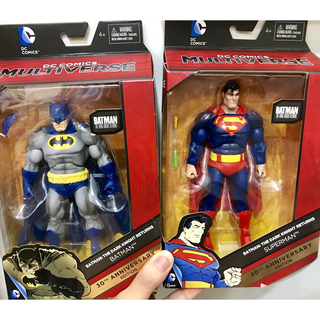 {克拉克玩具}DC Multiverse 黑暗騎士歸來 6吋 蝙蝠俠 + 超人 Batman &amp; Superman