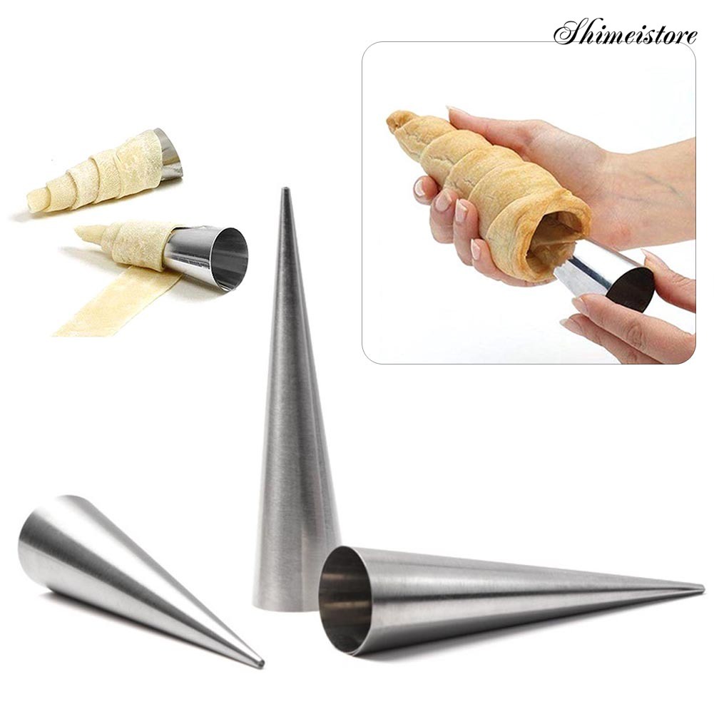 【熱賣】鋼錐形螺旋尖管麵包模具烘焙工具