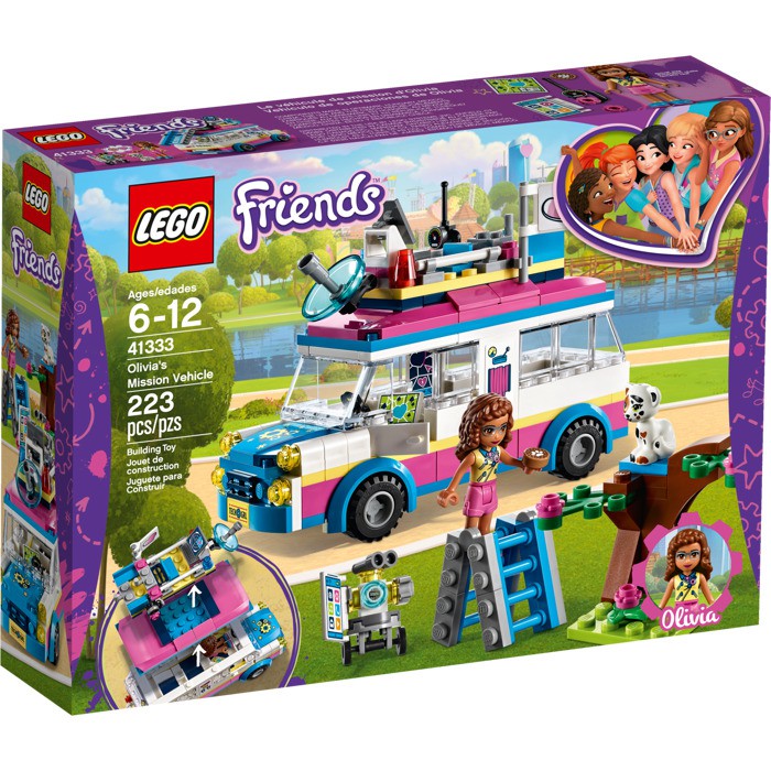 ［想樂］全新 樂高 Lego 41333 Friends 好朋友 奧麗薇亞的勤務車