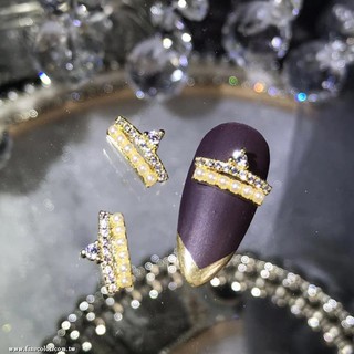 精品超亮鋯石- GS-801【16】美甲飾品 美甲鑽 合金飾品 金屬飾品 指甲鑽 美甲素材 珍珠 皇冠 王冠 FC