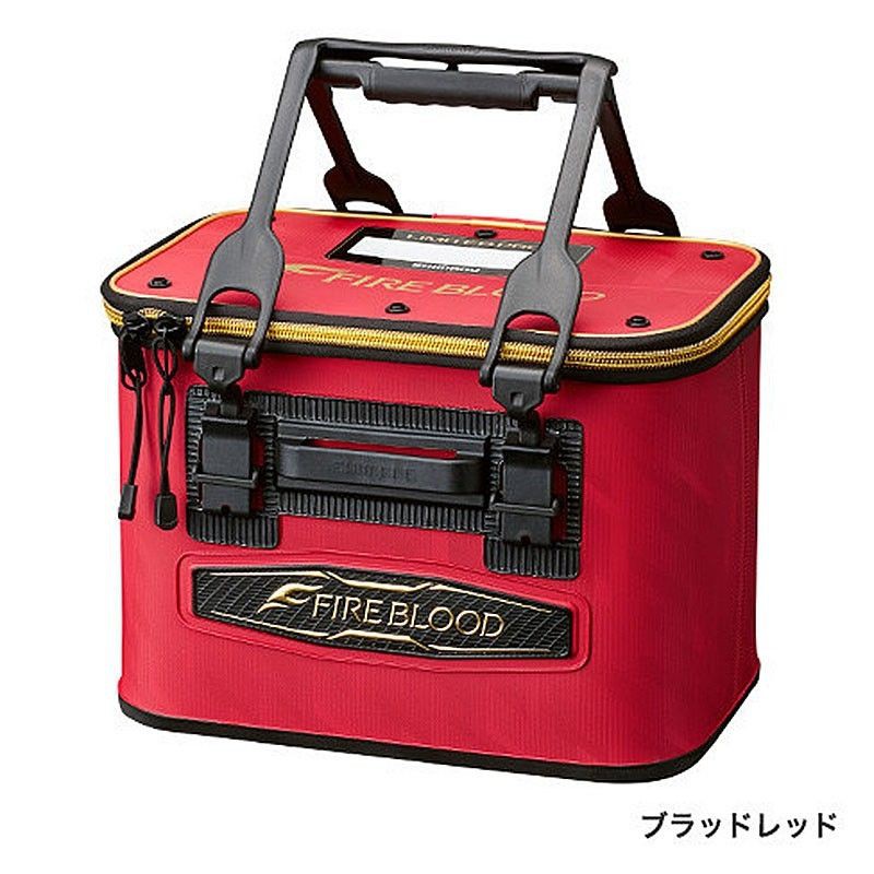 Shimano BK-112T 紅色誘餌袋 36/40公分 硬式餌袋 誘餌桶