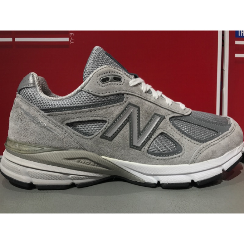 （現貨實拍）New Balance NB 990v4 D楦頭 余文樂 美製總統鞋 麂皮 元祖灰 女鞋 W990GL4