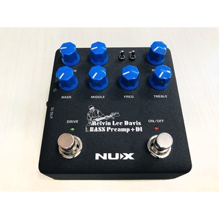 【老羊樂器店】 NUX NBP-5 Melvin Lee Davis BASS Preamp+DI 貝斯前級 貝斯效果器