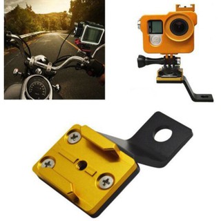 『當天出貨』Gopro CNC 機車 鋁合金 固定支架 底座 機車後視鏡 行車紀錄器 手機架 小蟻 SJCAM