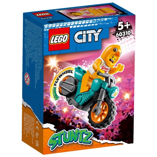 【台中OX創玩所】 LEGO 60310 城市系列 小雞特技摩托車 CITY 樂高