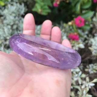 天然薰衣草紫水晶手鐲、天然水晶