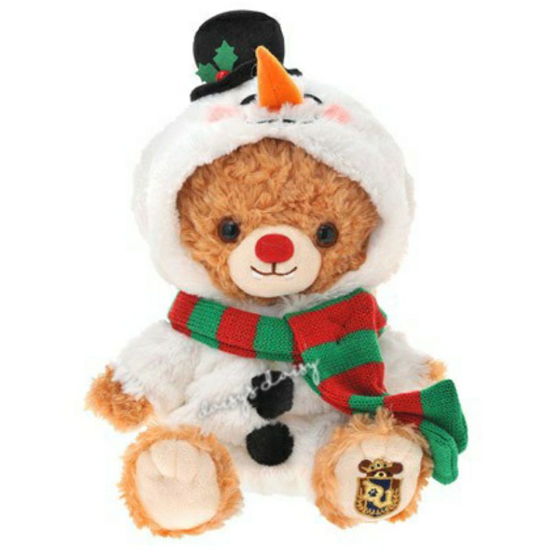 （已保留勿下標）《黛西百貨》東京迪士尼UniBEARsity 聖誕節系列 雪人 雪寶 大學熊ss號衣服