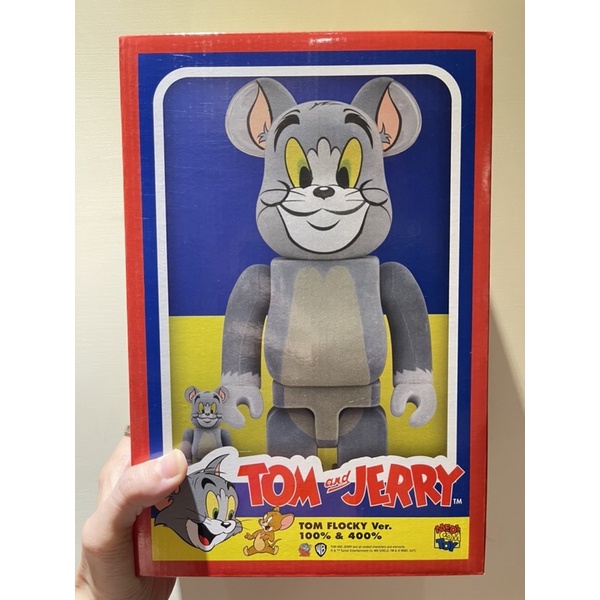 Be@rbrick 湯姆貓與傑利鼠（TOM フロッキー Ver. &amp; JERRY フロッキー Ver. ）