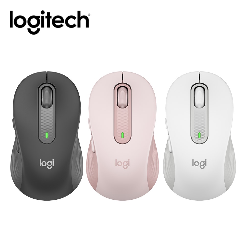 芯鈊3C- Logitech 羅技 M650  靜音無線滑鼠 石墨灰 玫瑰粉 珍珠白