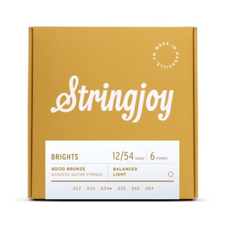 美國 Stringjoy 民謠吉他弦 BB1254 Brights Bronze 黃銅 12 54【他,在旅行】