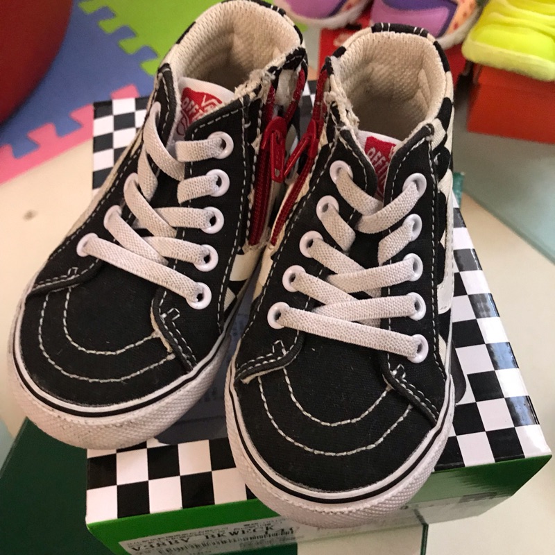 二手vans14公分高筒vans童鞋