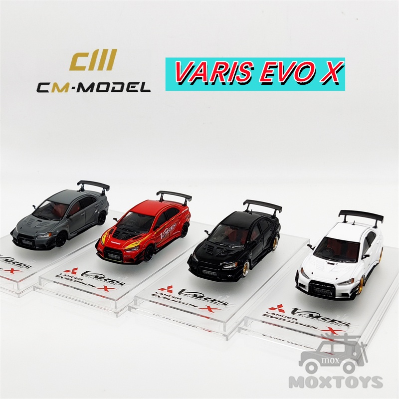 Cm 型號1 64 三菱lancer Evo X Varis Cz4a 寬邊沿 2 壓鑄模型車 蝦皮購物