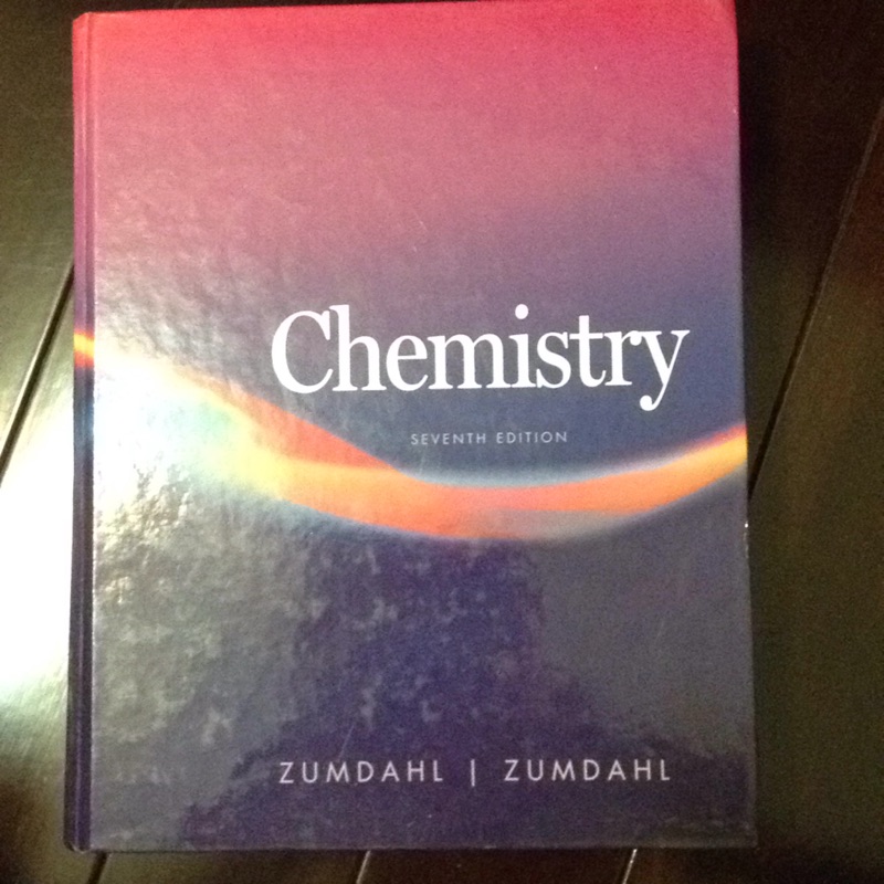 Chemistry 原文書/ ZUMDAHL/ 7th edition