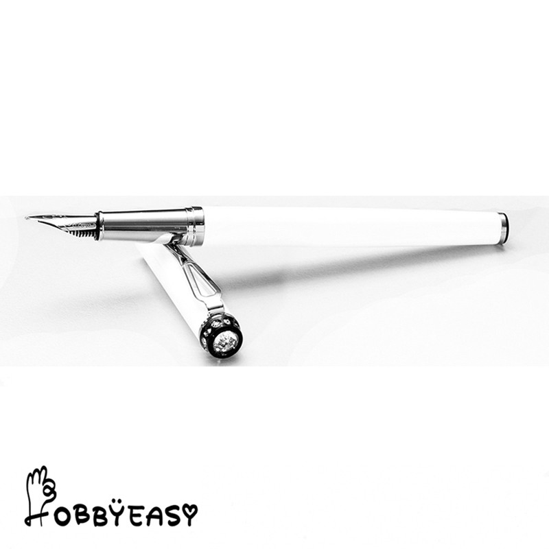 HOBBYEASY 晶鑽系列-靚白晶鑽鋼筆墨水管2.6mm口徑 / 大風文創wind wind