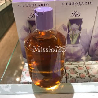 L'ERBOLARIO 蕾莉歐 鳶尾花沐浴乳/玫瑰沐浴乳500ml 家庭號 鳶尾花芳香潤膚霜 乳霜 身體乳霜300ml