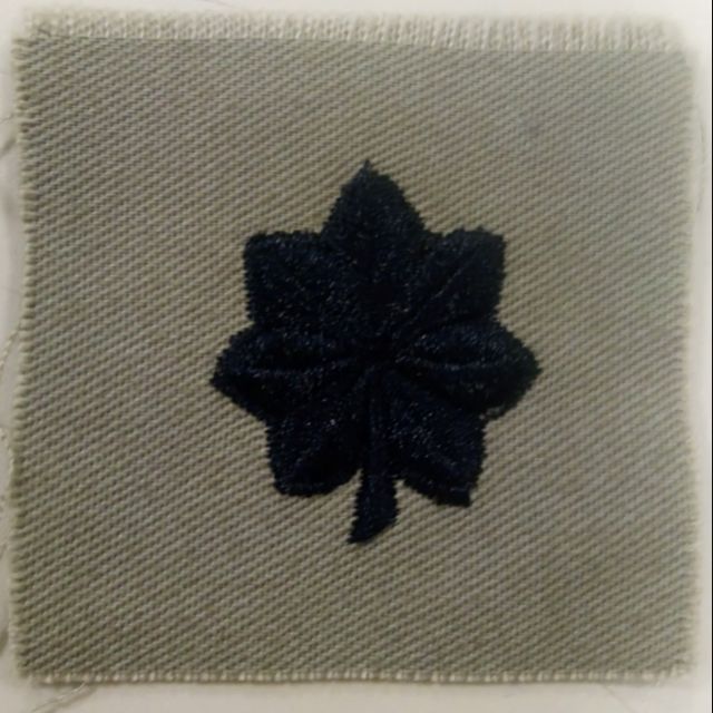 美國空軍中校階級領章帽前章