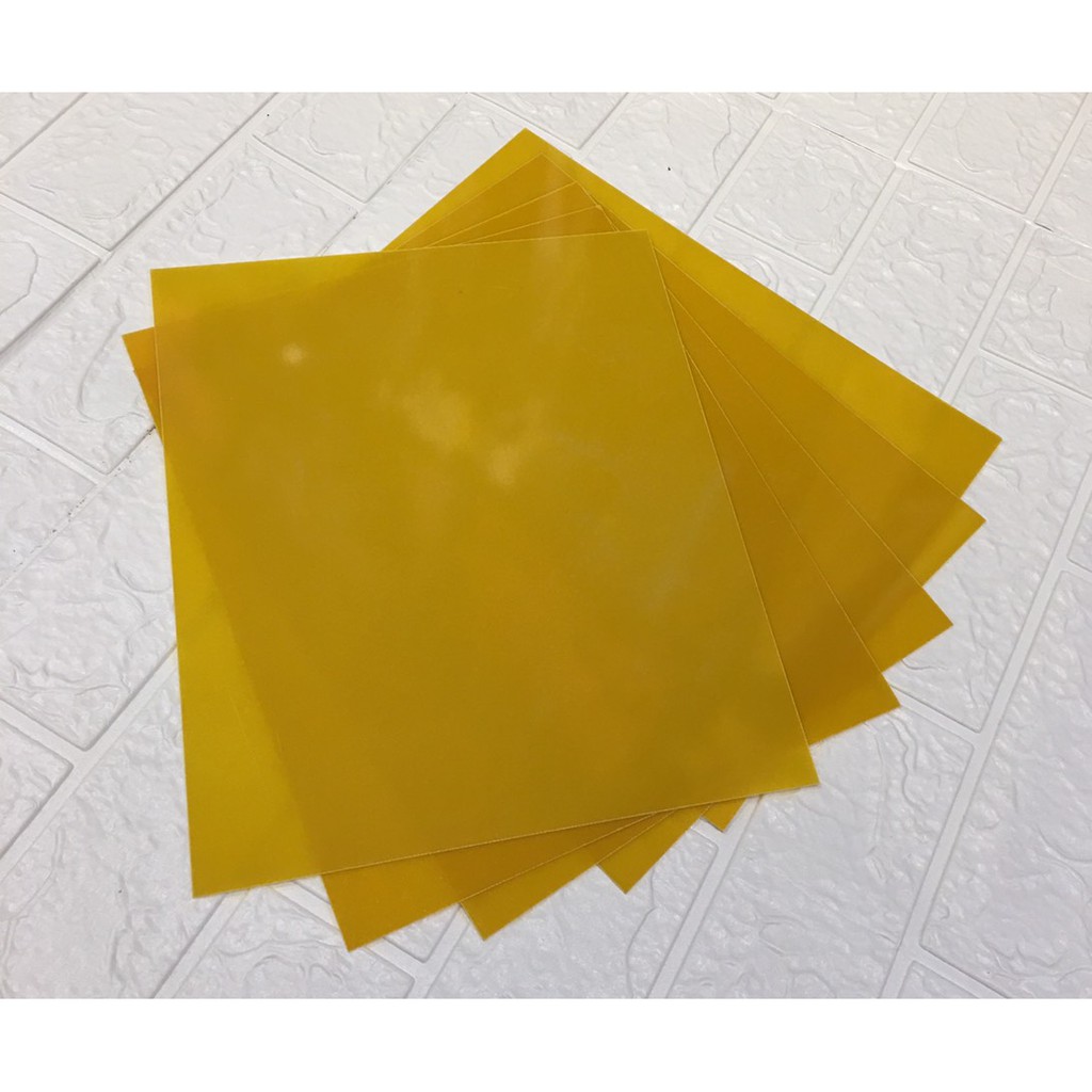 (含稅附發票) 玻璃纖維板 玻纖板(黃) 25cmx30cm #耐熱 #絕緣 #耐酸鹼 #好加工 #3D列印底板