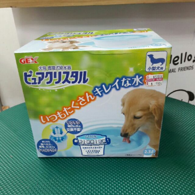 Gex犬用循環給水器2 3l 清潔刷組gex飲水器濾棉 蝦皮購物