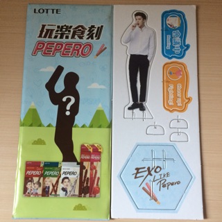 EXO 世勳桌上型人形立牌 樂天PEPERO贈品