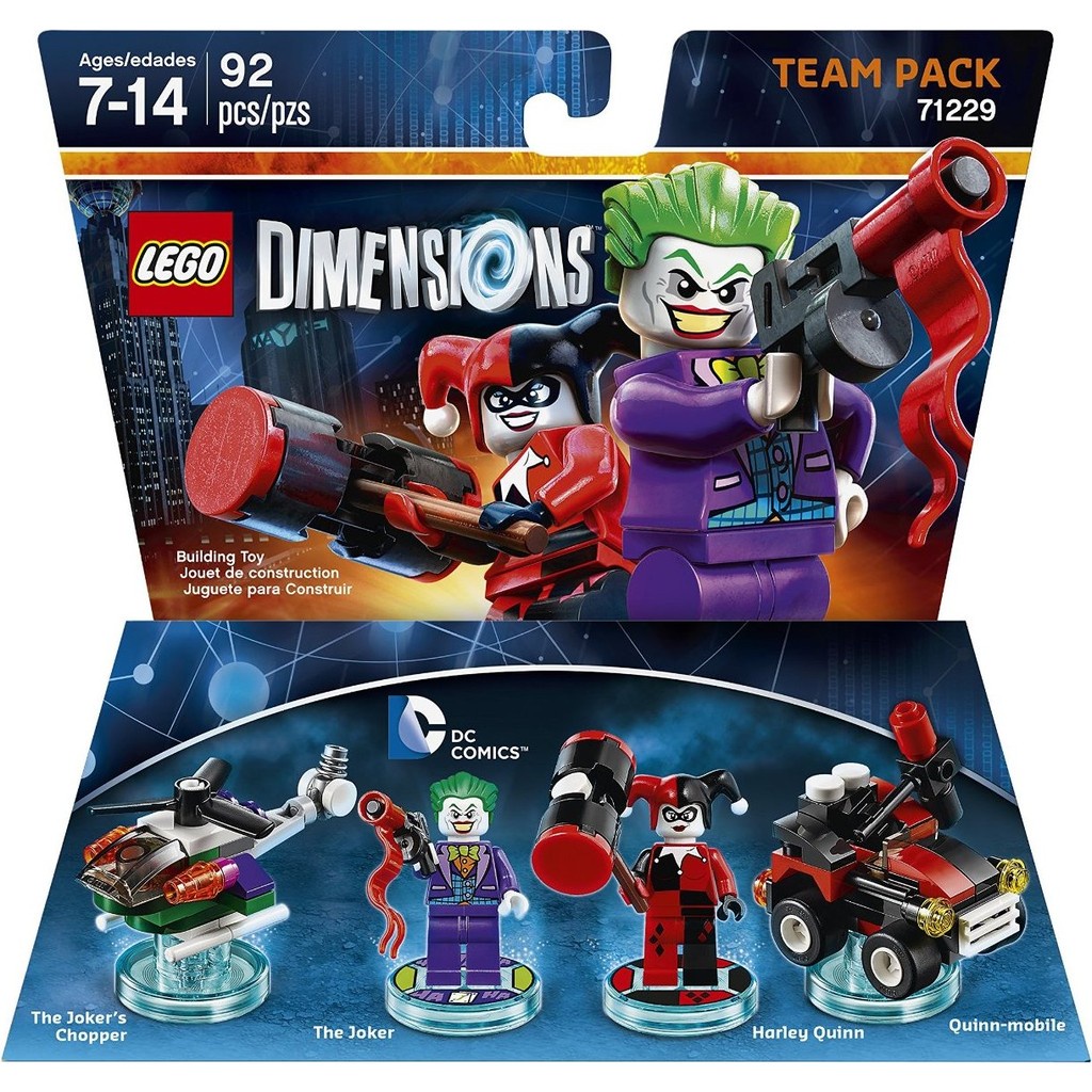 全新 未拆 樂高 Lego 71229 Joker &amp; Harley Quinn 小丑 小丑女  DIMENSION系列